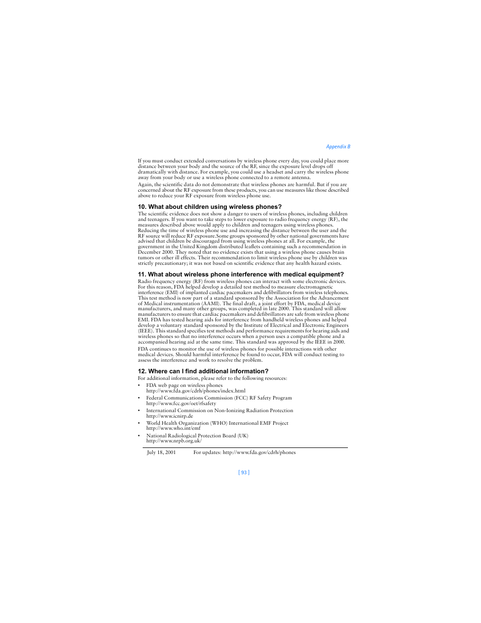 Nokia 3589i User Manual | Page 97 / 104