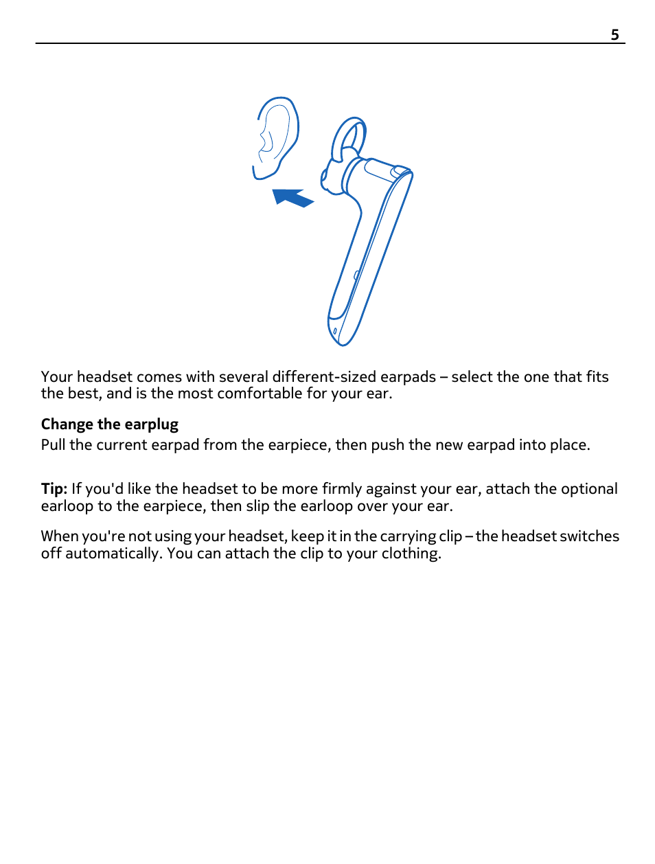 Nokia Reaction BH-907 User Manual | Page 5 / 14