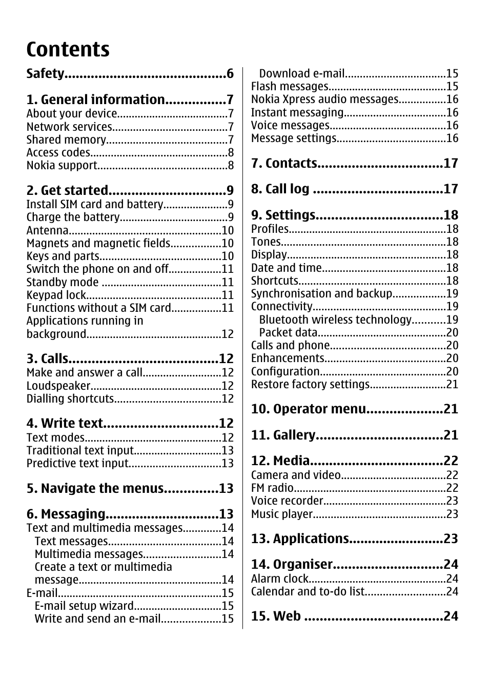 Nokia 2680 User Manual | Page 4 / 35