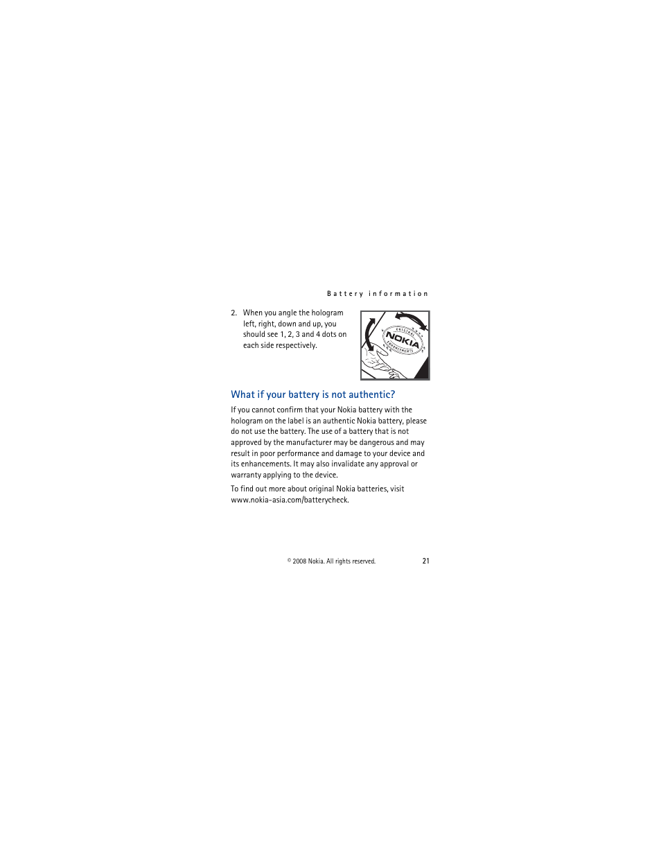 Nokia Mobile TV Receiver User Manual | Page 21 / 23