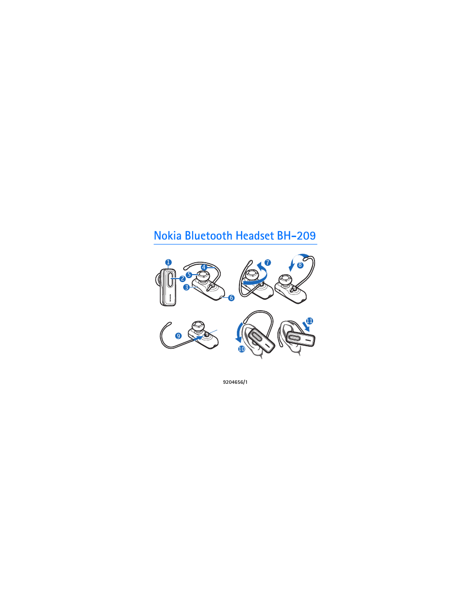 Nokia BH-209 User Manual | 9 pages