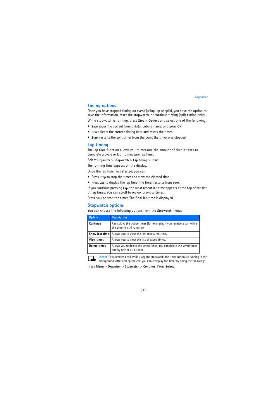 Nokia 2272 User Manual | Page 71 / 94