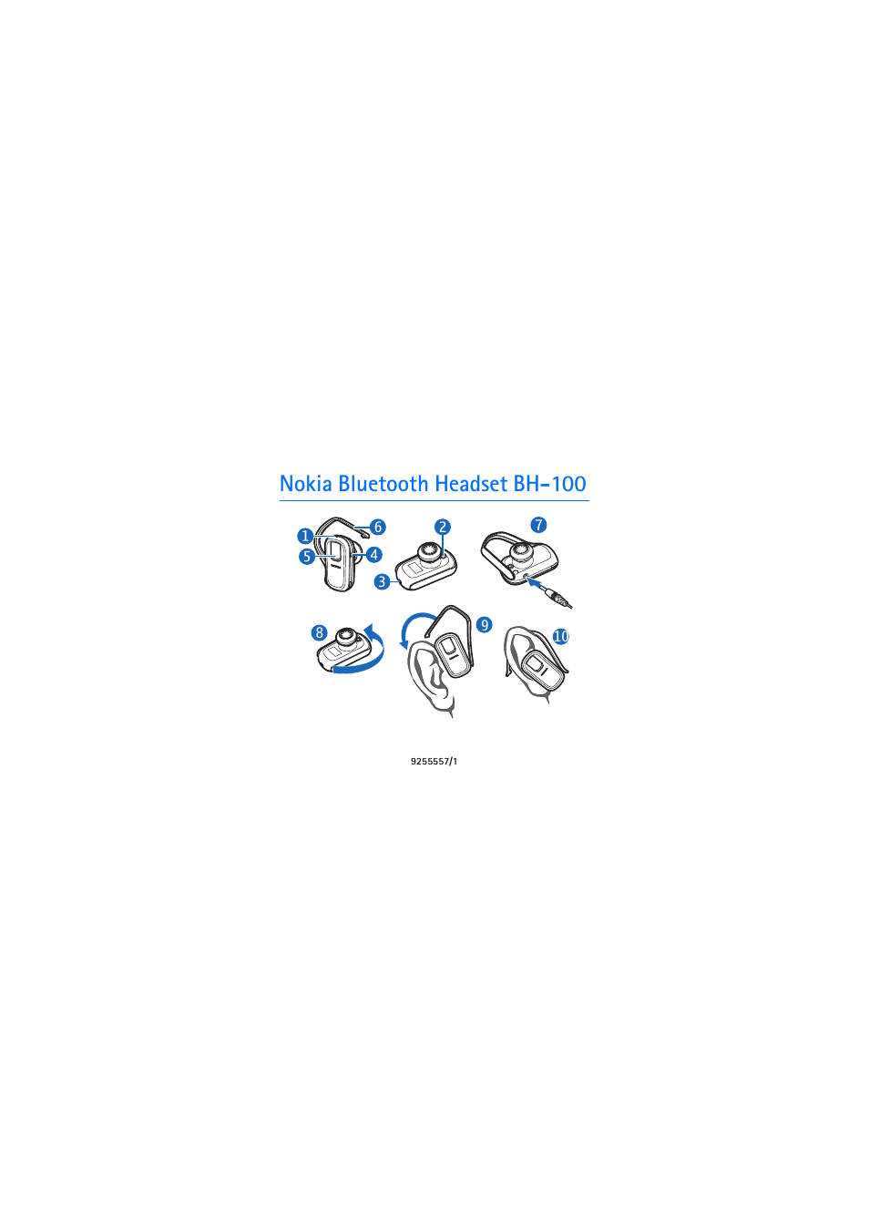 Nokia BH-100 User Manual | 9 pages