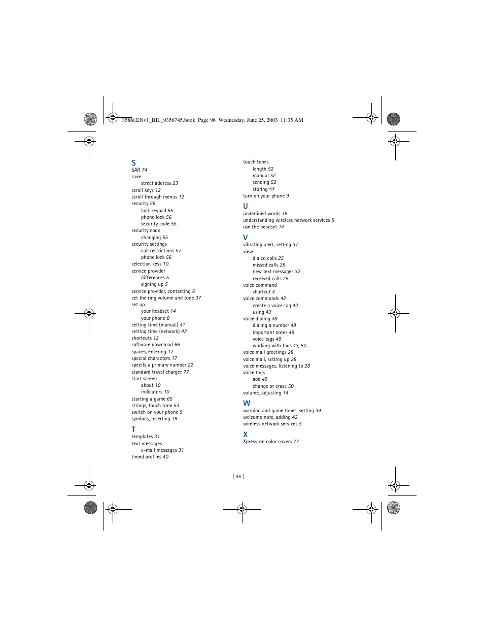 Nokia 3586I User Manual | Page 100 / 200