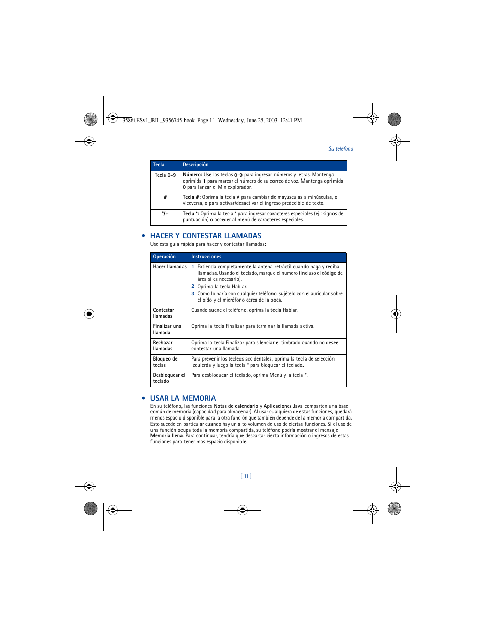 Hacer y contestar llamadas | Nokia 3586I User Manual | Page 115 / 200