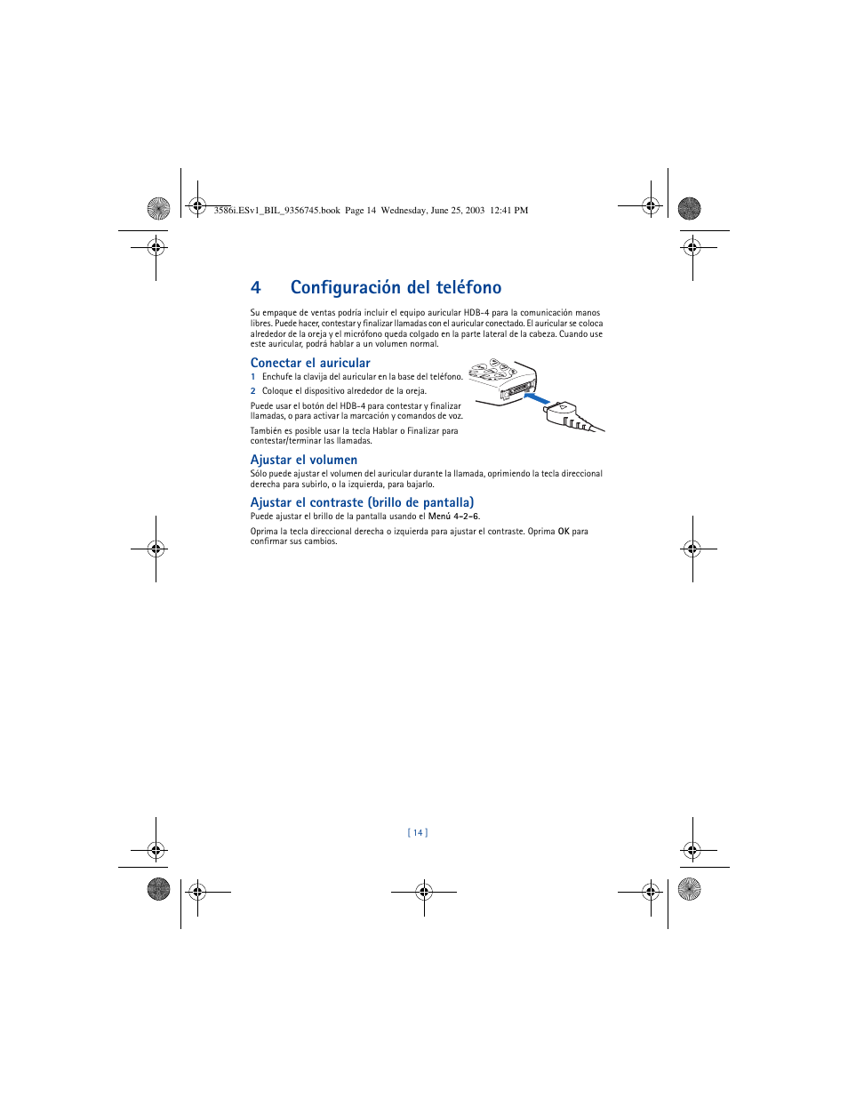 4configuración del teléfono | Nokia 3586I User Manual | Page 118 / 200