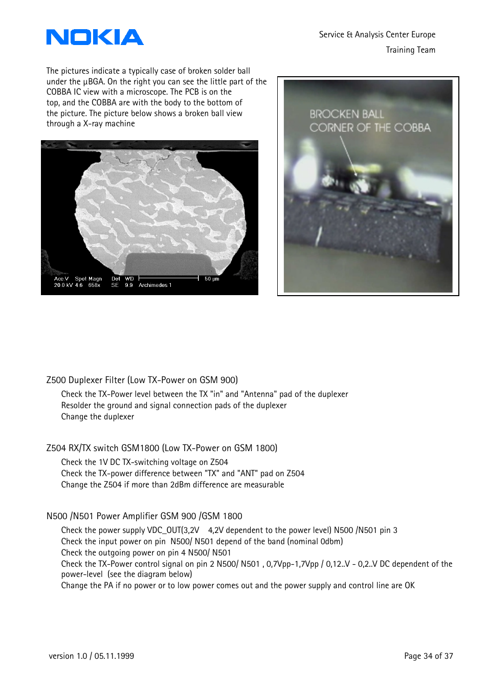 Easurement points, Nse-8 | Nokia 3210 User Manual | Page 34 / 37