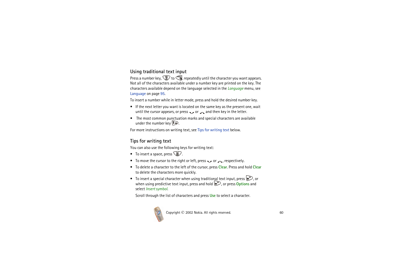 Nokia 3510i User Manual | Page 60 / 123