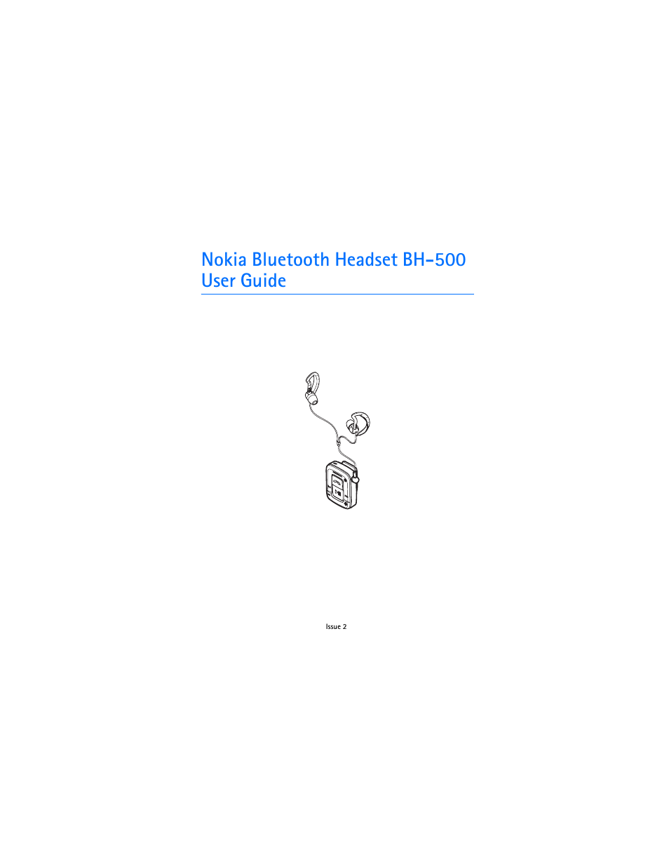 Nokia BH-500 User Manual | 14 pages