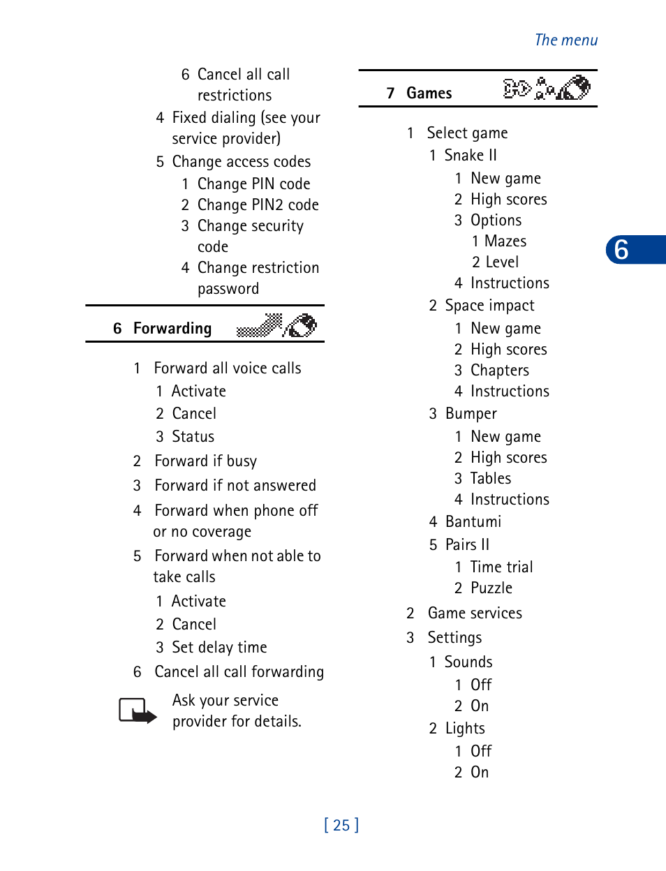 Nokia 3395 User Manual | Page 38 / 173