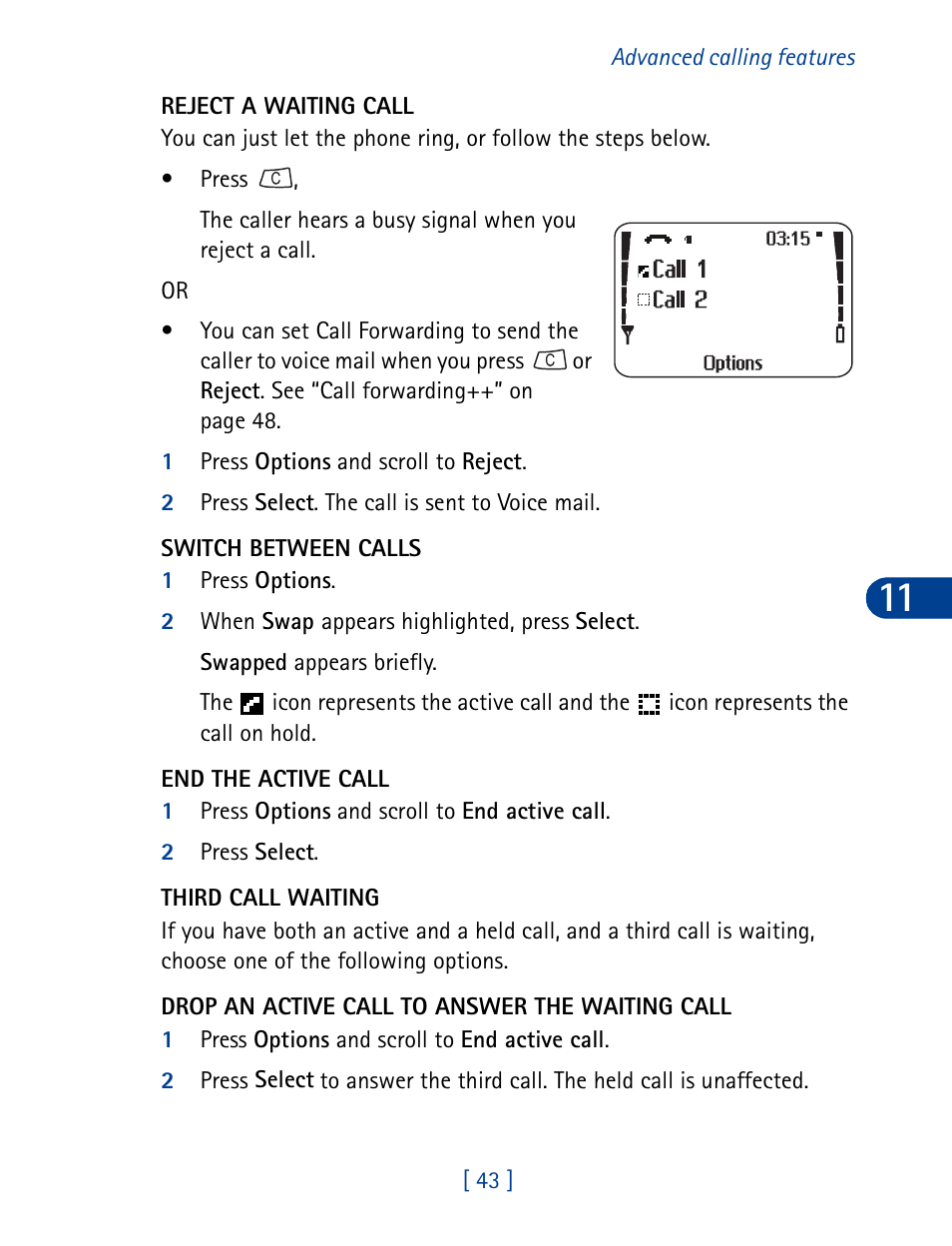 Nokia 3395 User Manual | Page 56 / 173