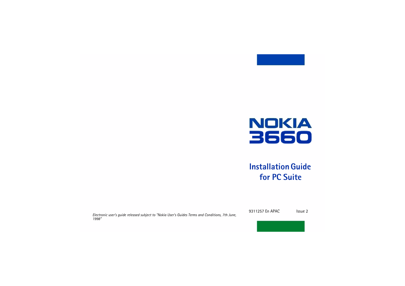 Nokia 3660 User Manual | 17 pages