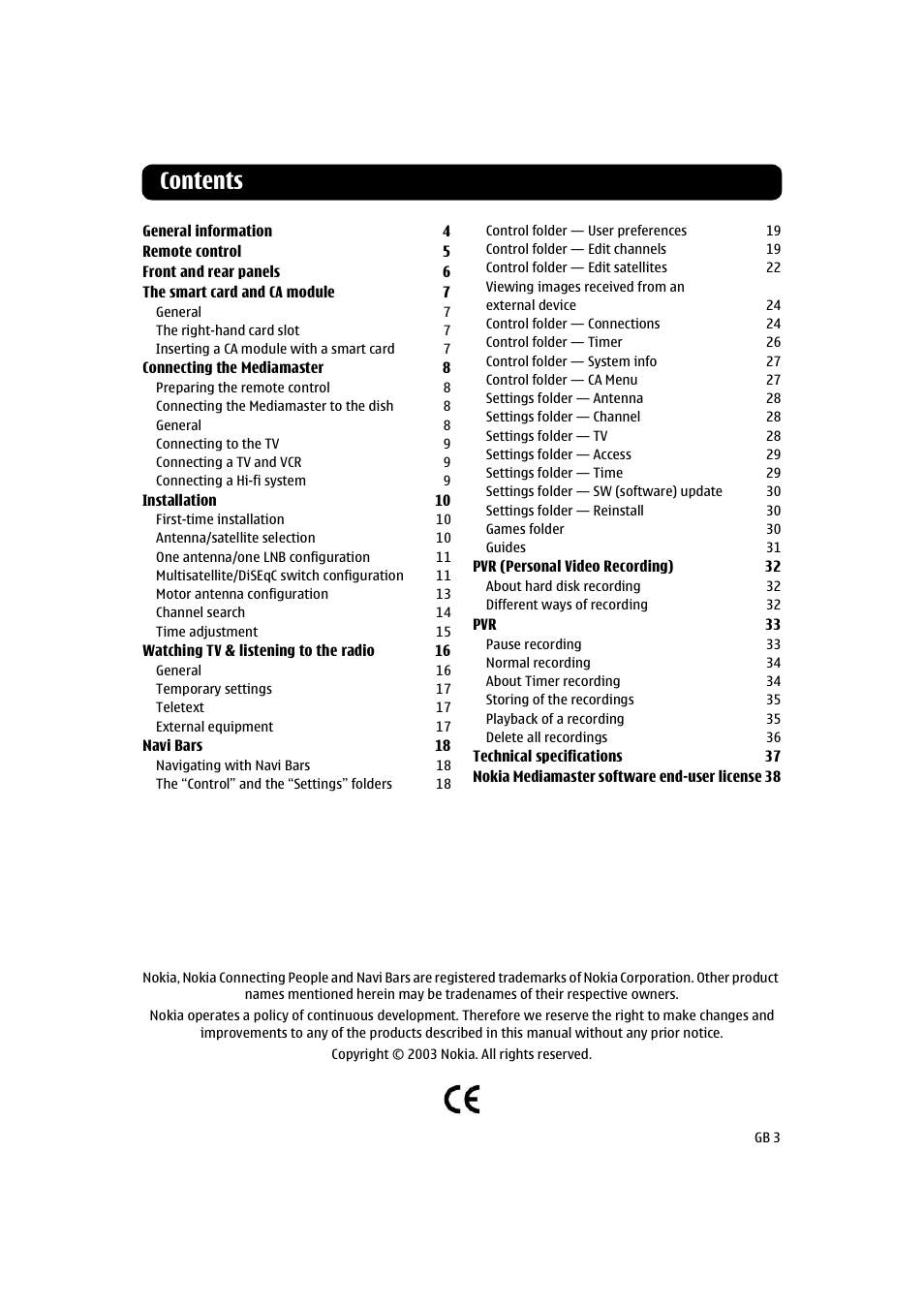 Nokia 260S User Manual | Page 3 / 39