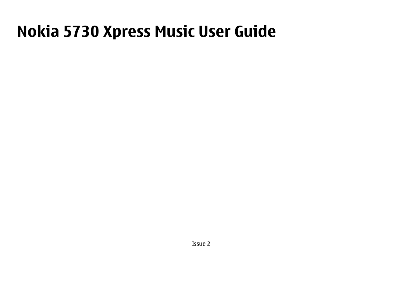 Nokia XPRESS MUSIC 5730 User Manual | 80 pages