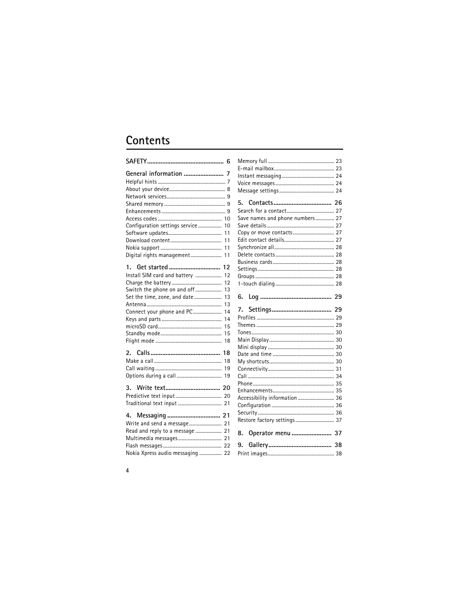 Nokia 3610 User Manual | Page 5 / 121