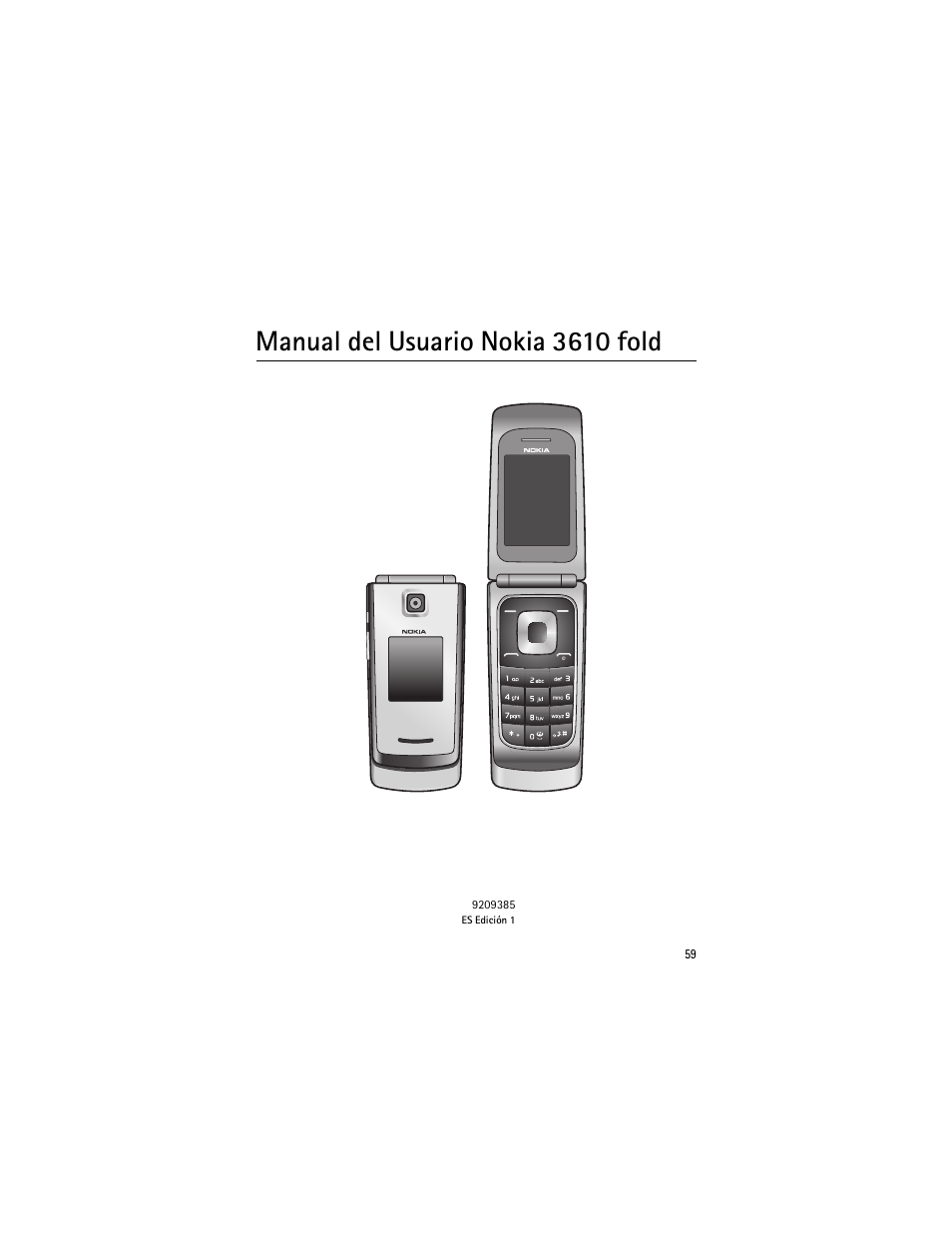 Manual del usuario nokia 3610 fold | Nokia 3610 User Manual | Page 60 / 121