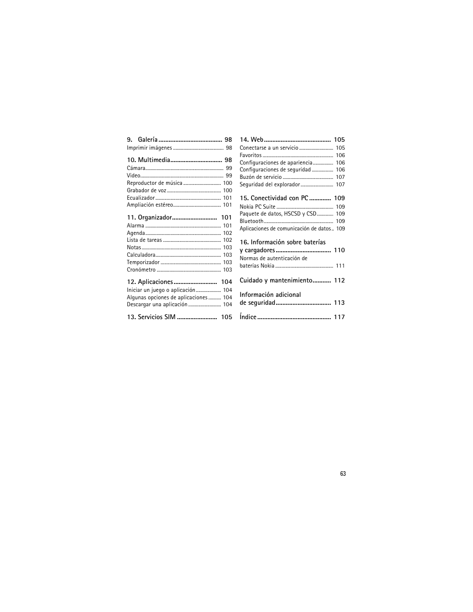 Nokia 3610 User Manual | Page 64 / 121