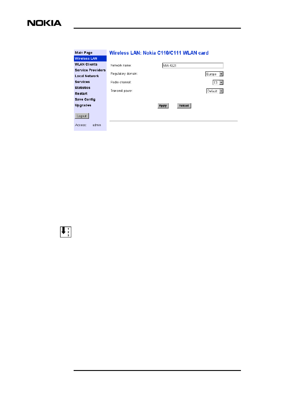 2 enabling admission control, Enabling admission control 24 | Nokia DSL Gateway High-Speed Internet Connection User Manual | Page 26 / 44