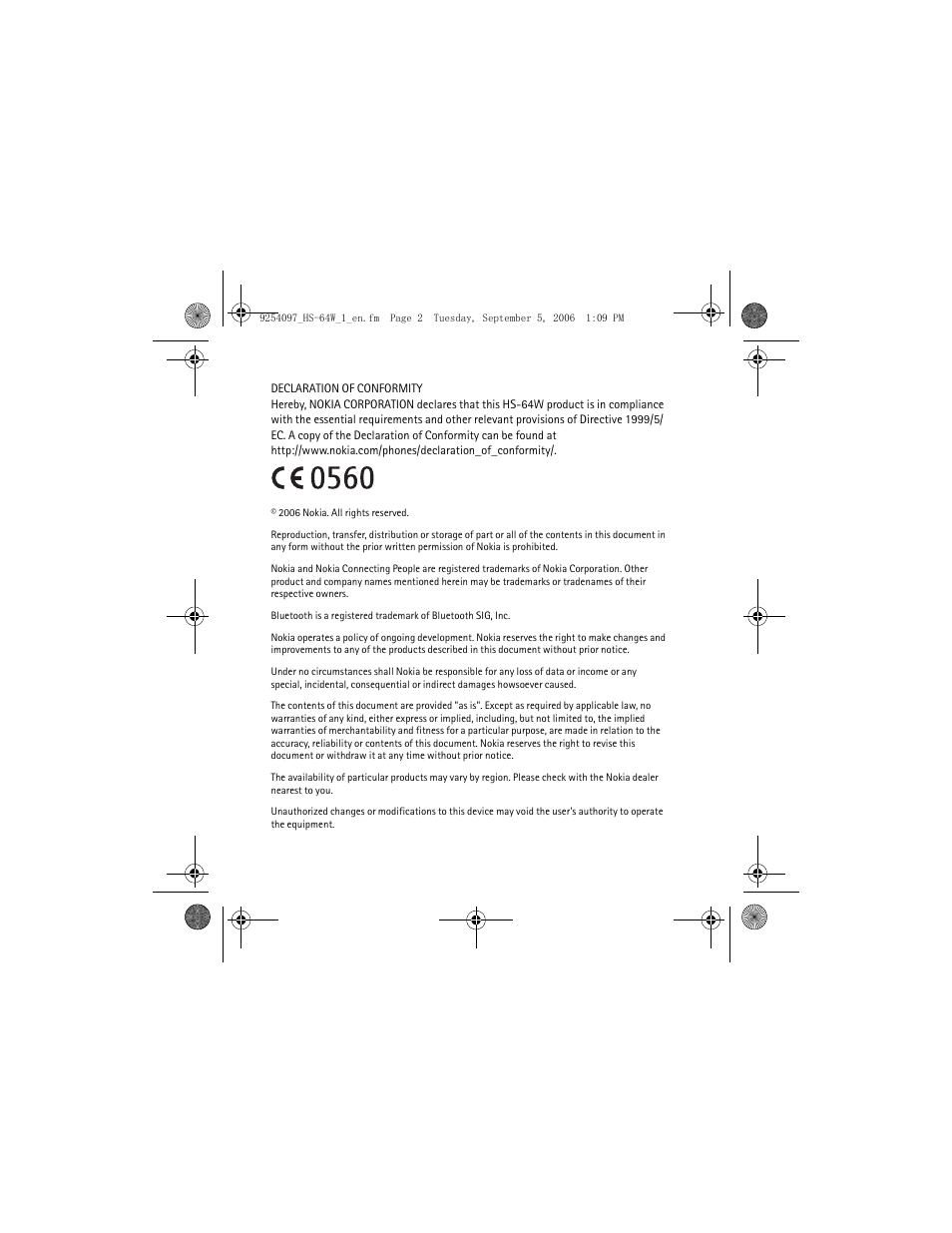 Nokia BH-801 User Manual | Page 2 / 18