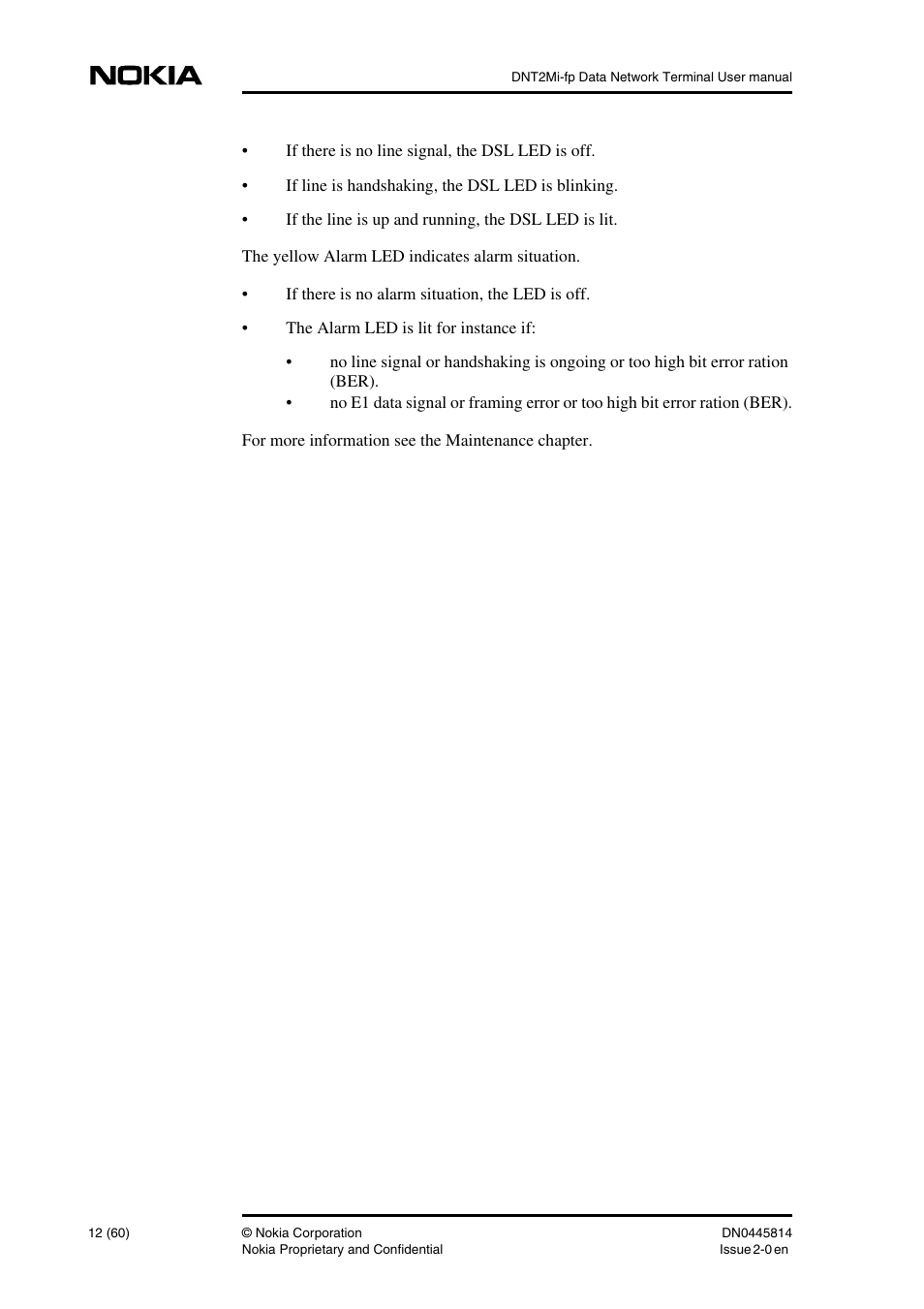 Nokia DNT2Mi-fp User Manual | Page 12 / 60