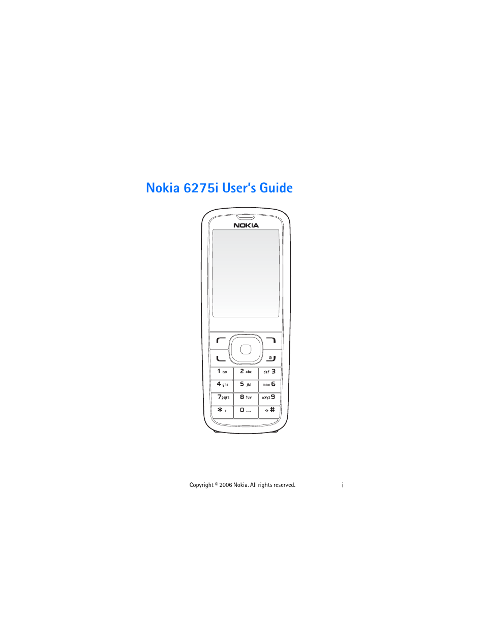 Nokia 6275i User Manual | 101 pages