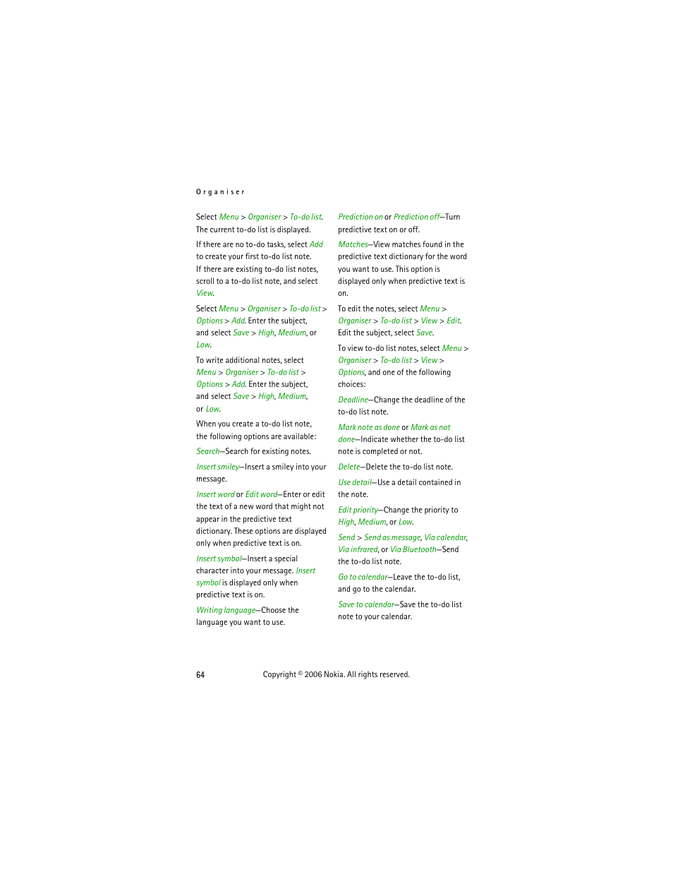 Nokia 6275i User Manual | Page 74 / 101