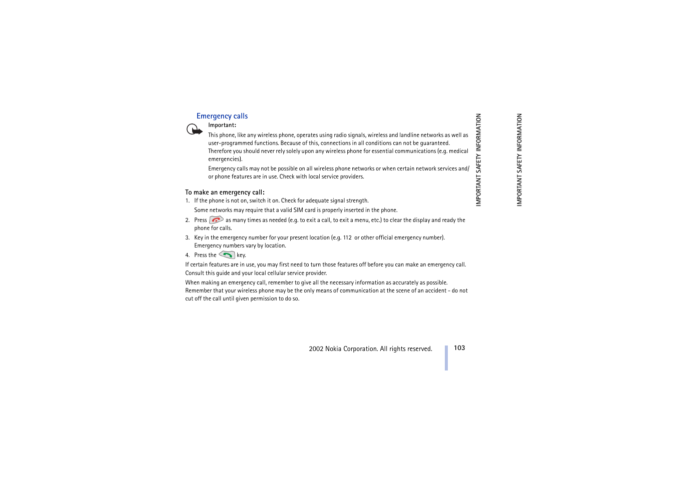 Nokia 5210 User Manual | Page 103 / 106