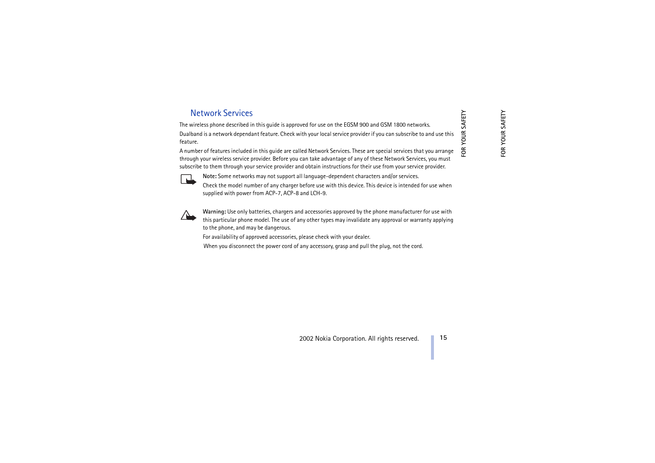 Network services | Nokia 5210 User Manual | Page 15 / 106