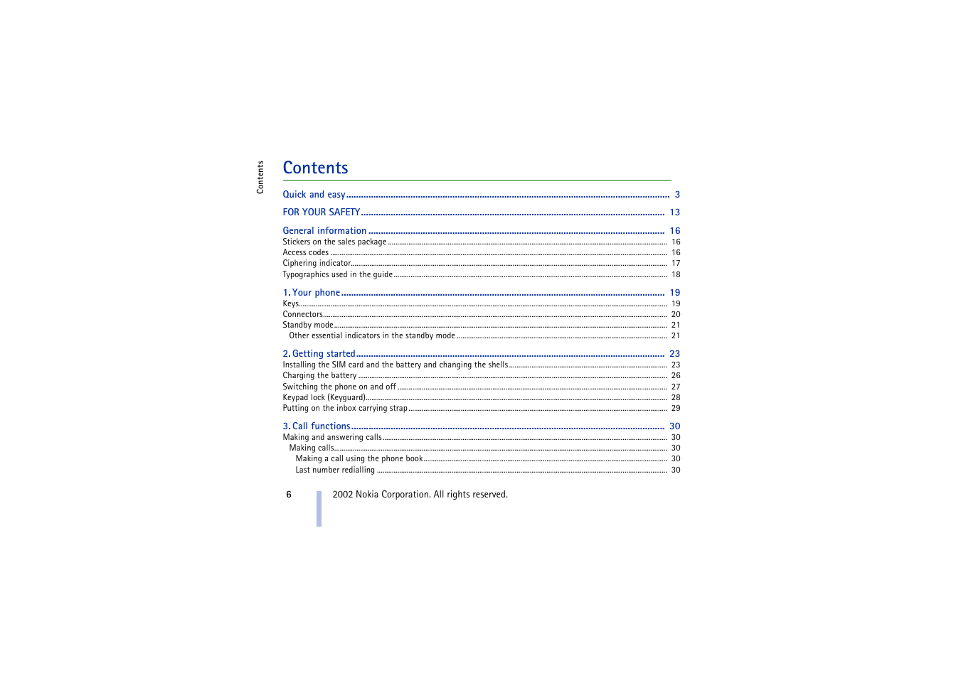 Nokia 5210 User Manual | Page 6 / 106