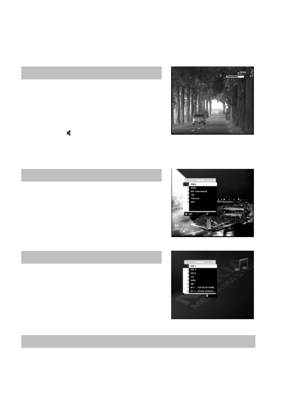 Video recorder, List of radio channels | Nokia MEDIAMASTER 9660S User Manual | Page 17 / 30