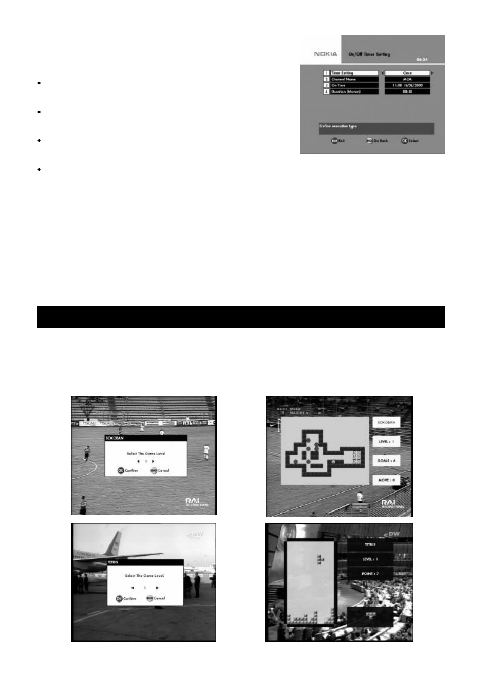 Game | Nokia MEDIAMASTER 9660S User Manual | Page 23 / 30