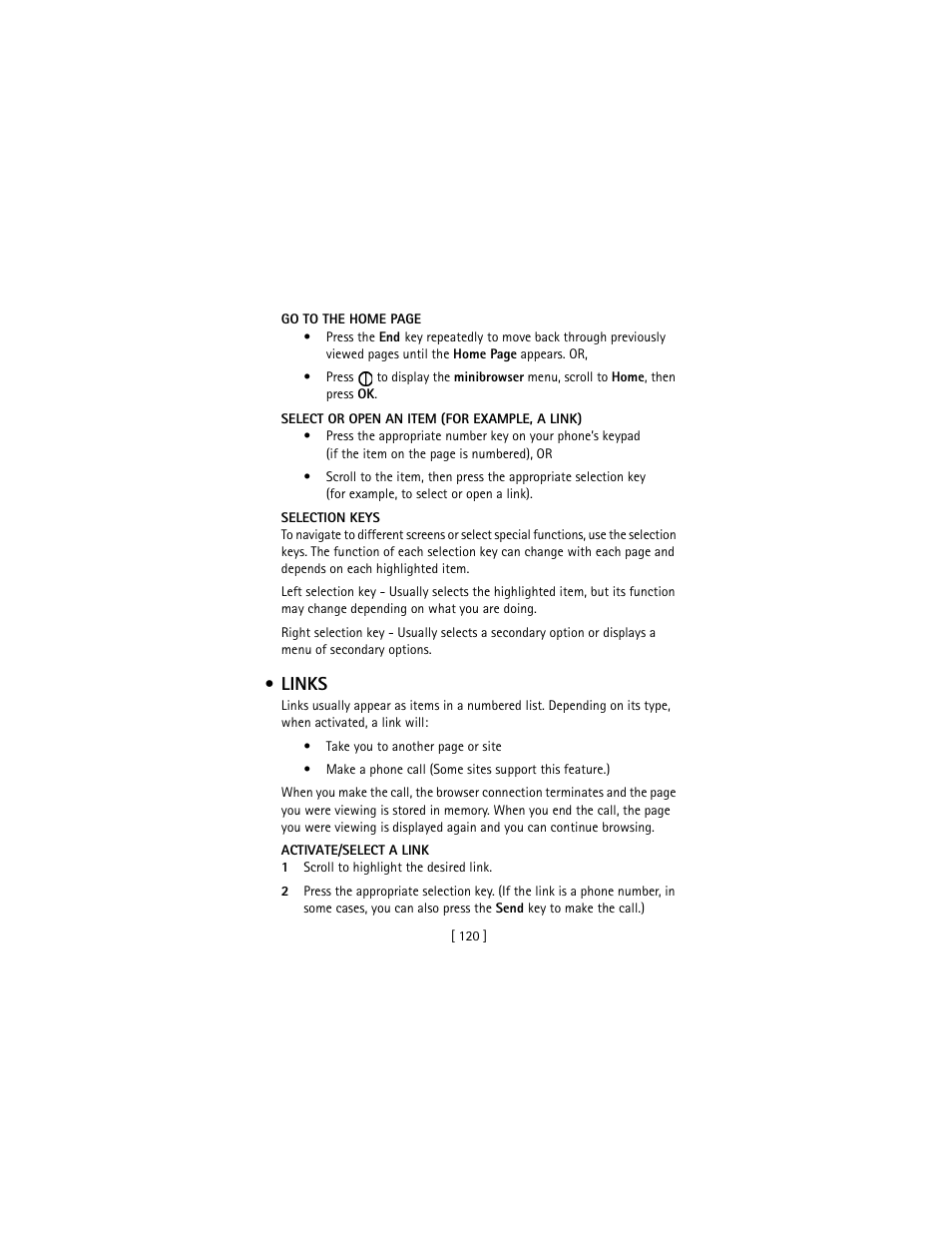 Links | Nokia 3586I User Manual | Page 129 / 177