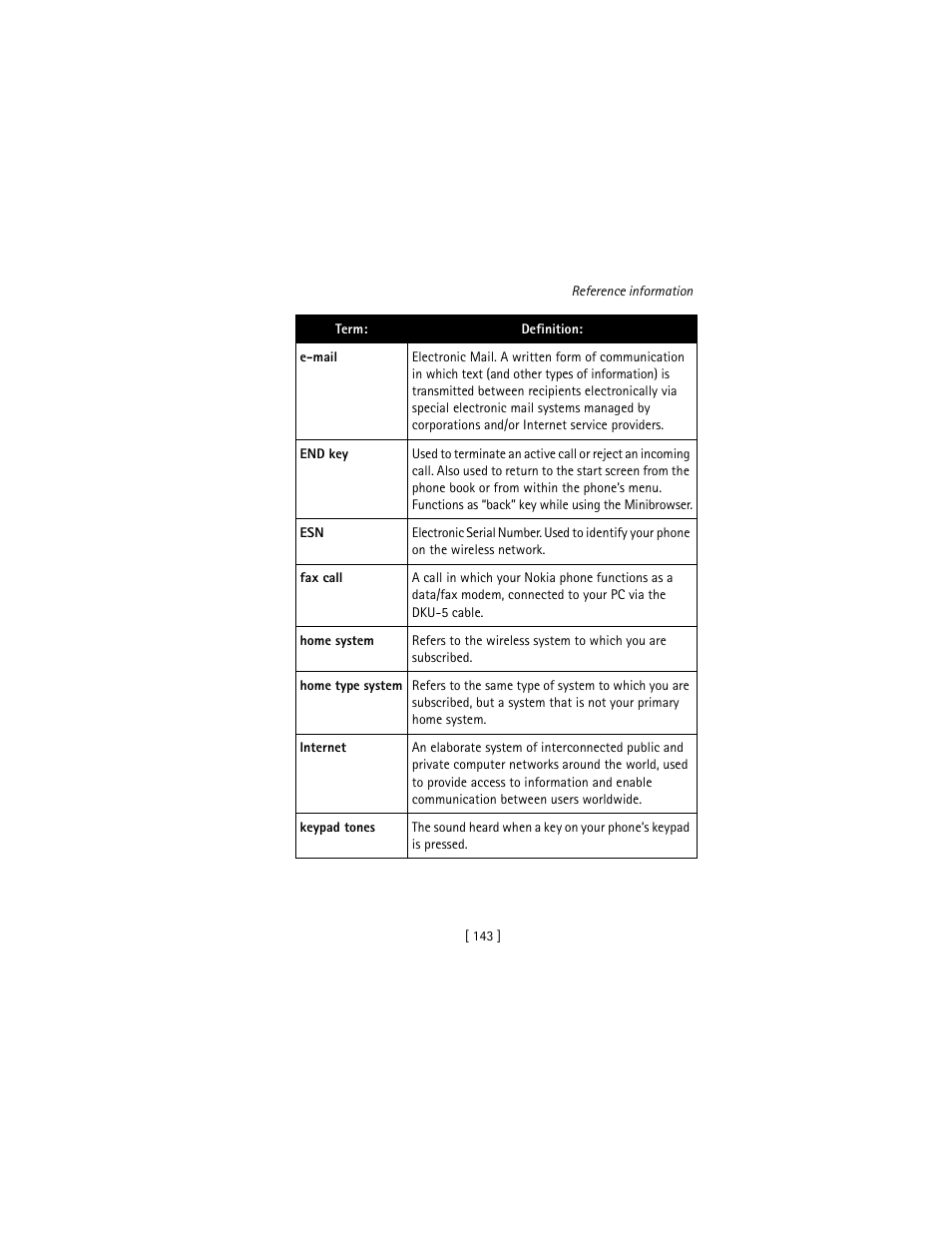 Nokia 3586I User Manual | Page 152 / 177