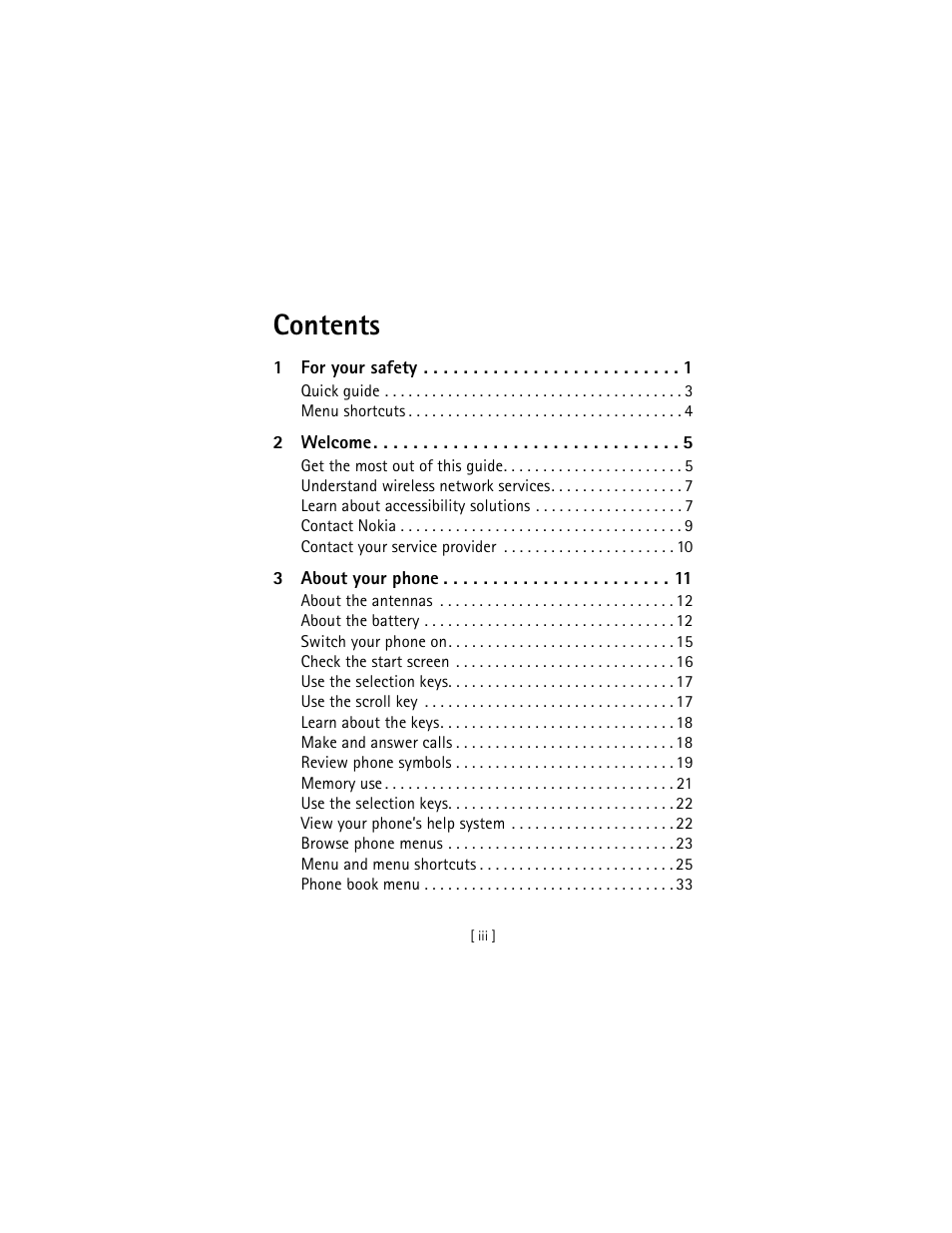 Nokia 3586I User Manual | Page 4 / 177