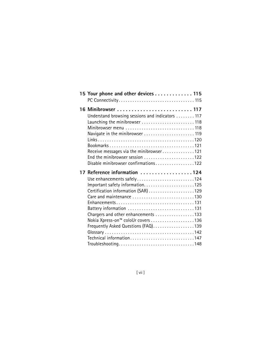 Nokia 3586I User Manual | Page 8 / 177