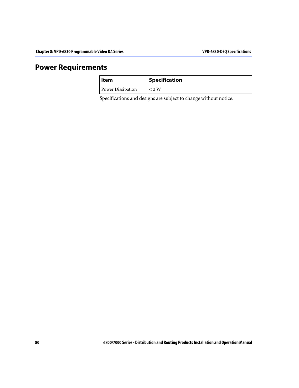 Power requirements | Nokia 6800 Series User Manual | Page 107 / 151