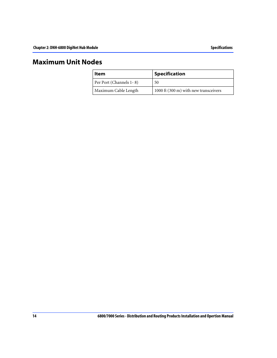 Maximum unit nodes | Nokia 6800 Series User Manual | Page 41 / 151