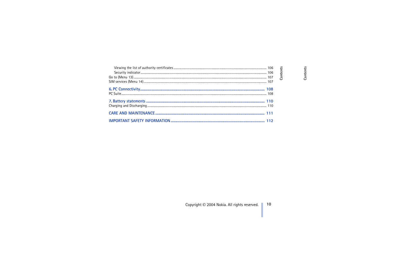 Nokia 3100 User Manual | Page 10 / 118