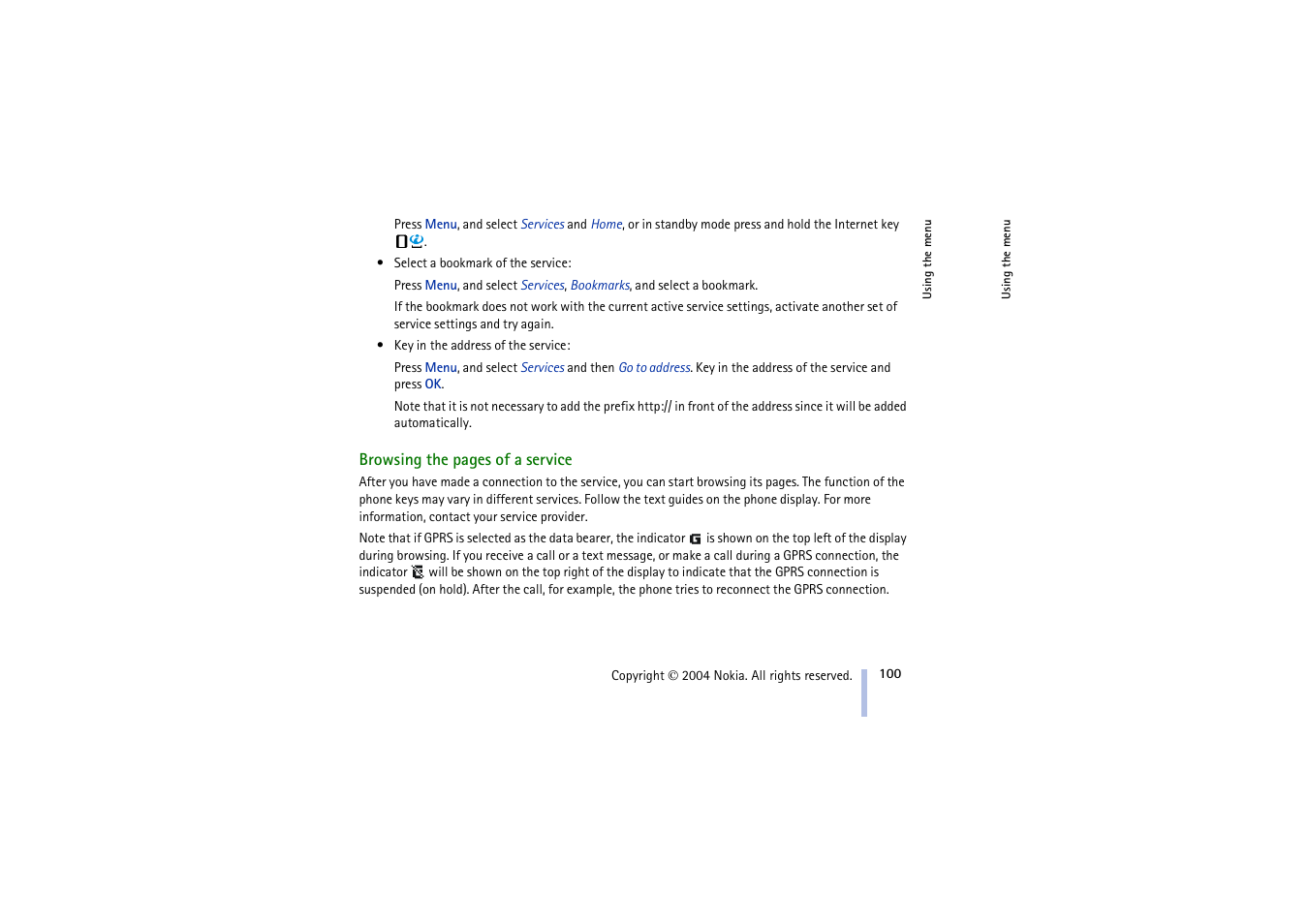 Nokia 3100 User Manual | Page 100 / 118