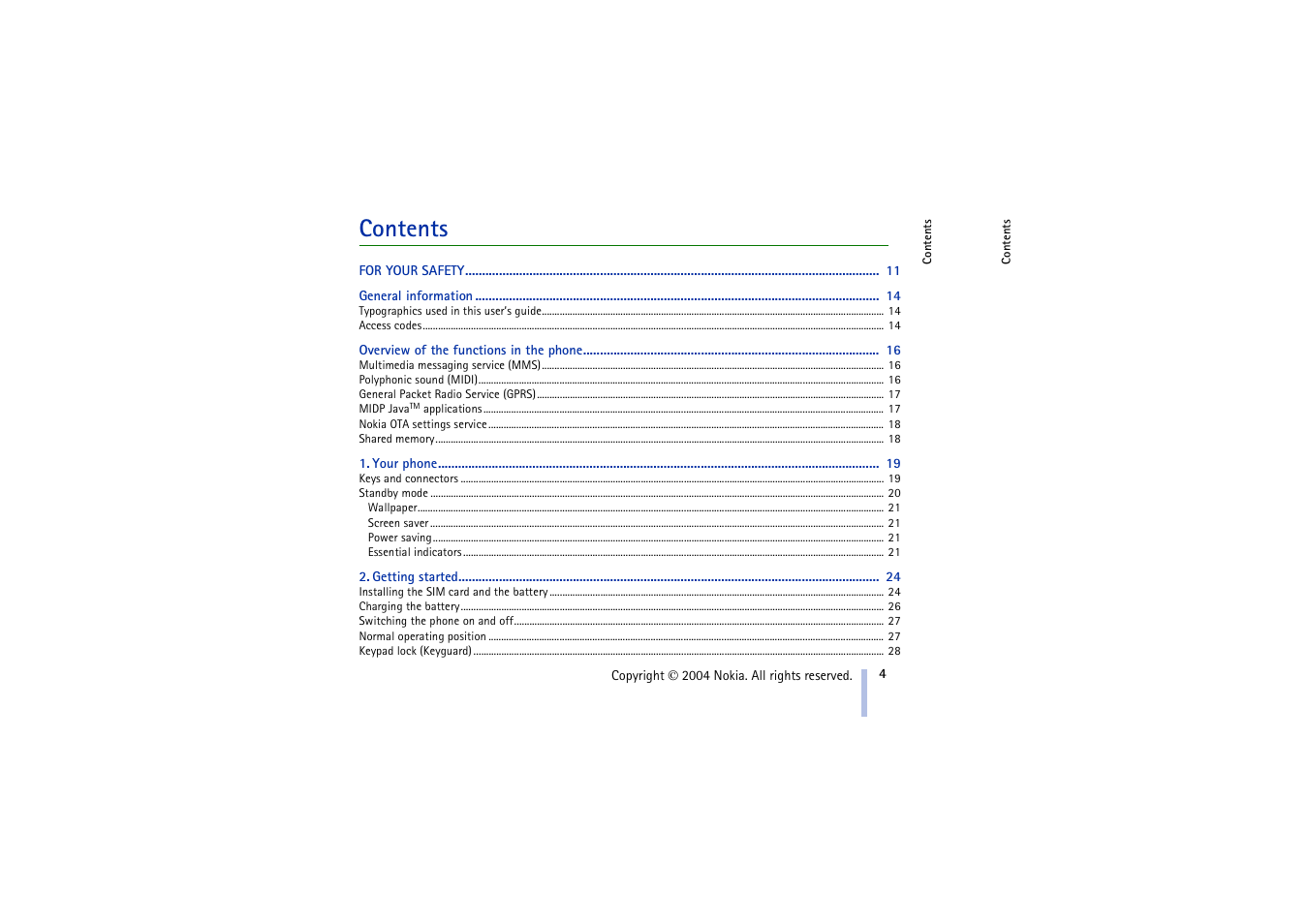 Nokia 3100 User Manual | Page 4 / 118