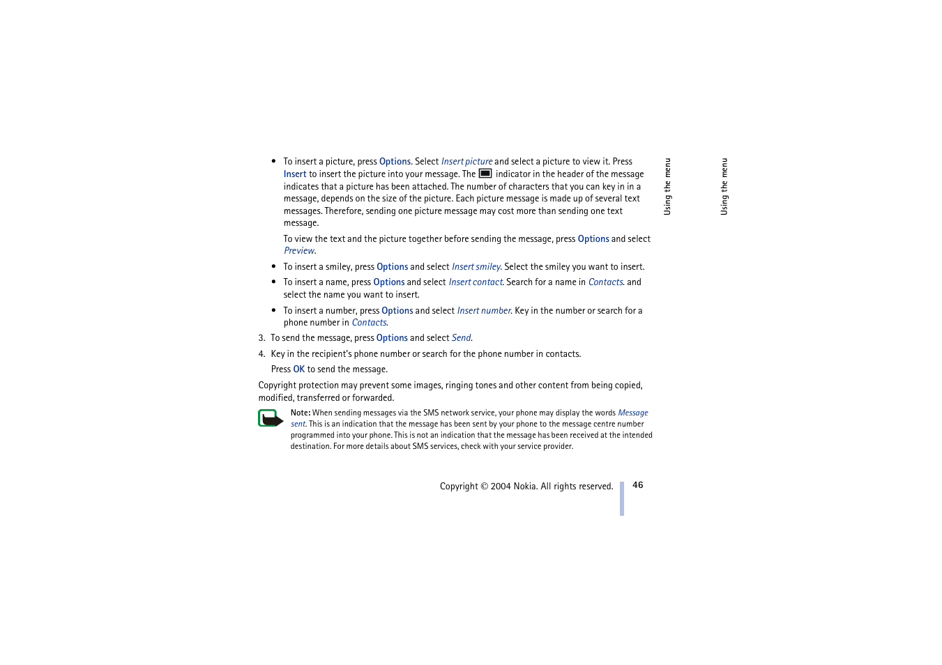 Nokia 3100 User Manual | Page 46 / 118