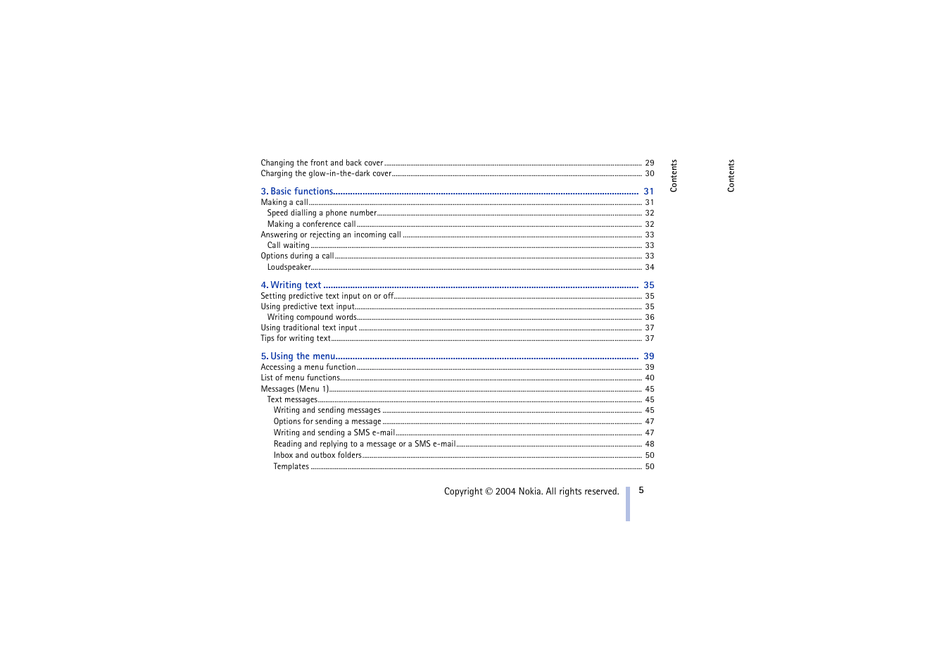 Nokia 3100 User Manual | Page 5 / 118