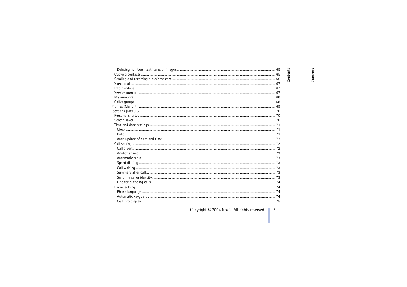 Nokia 3100 User Manual | Page 7 / 118