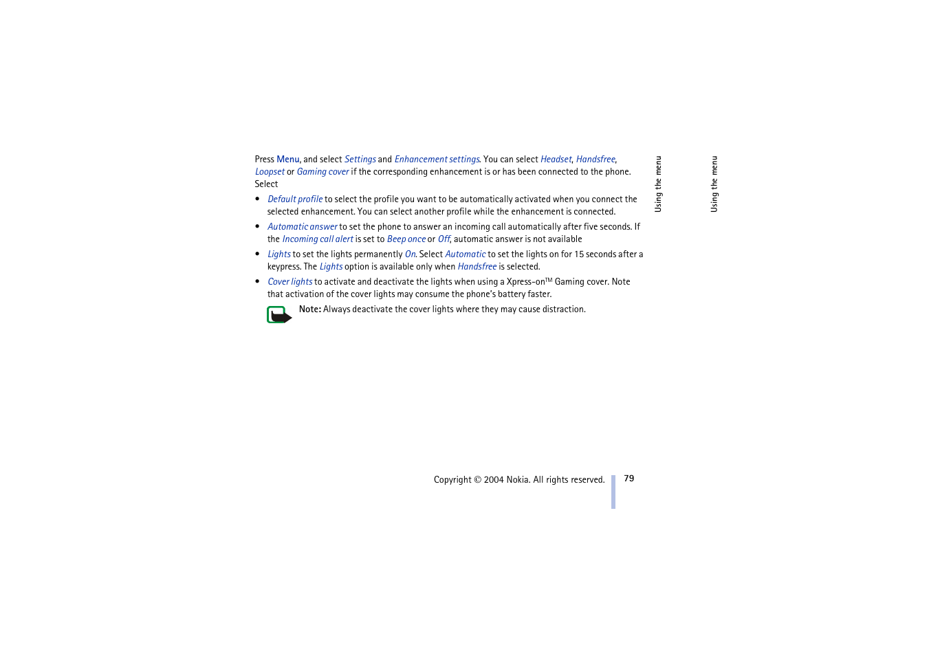 Nokia 3100 User Manual | Page 79 / 118