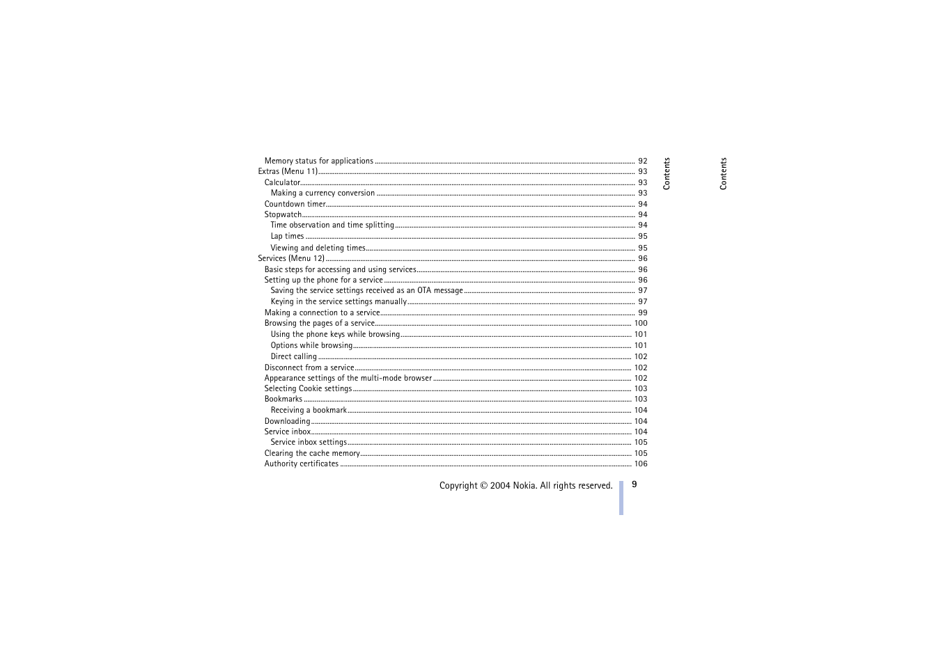 Nokia 3100 User Manual | Page 9 / 118