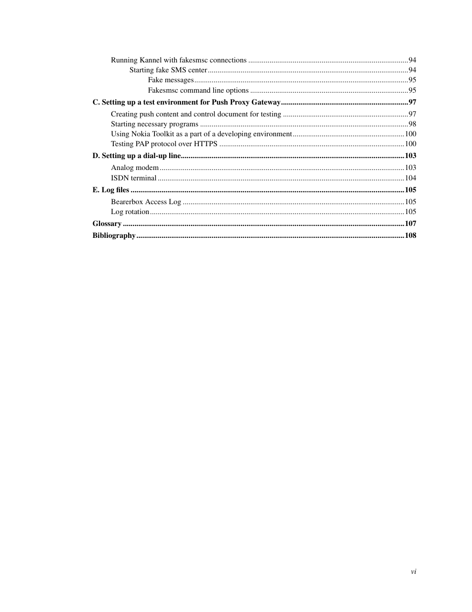 Nokia WAP and SMS gateway User Manual | Page 6 / 116