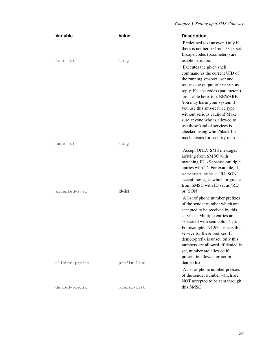 Nokia WAP and SMS gateway User Manual | Page 66 / 116