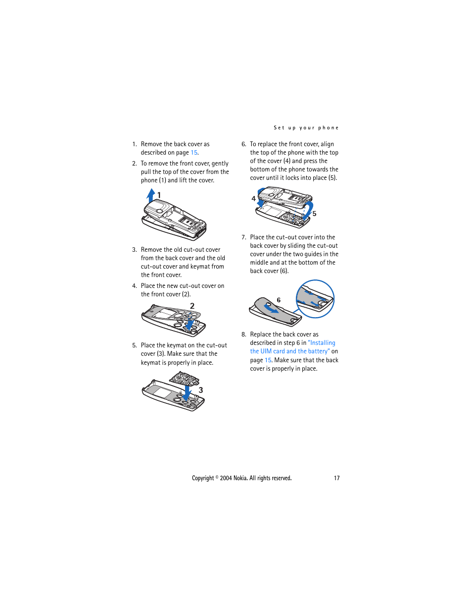 Nokia 3205 User Manual | Page 17 / 99