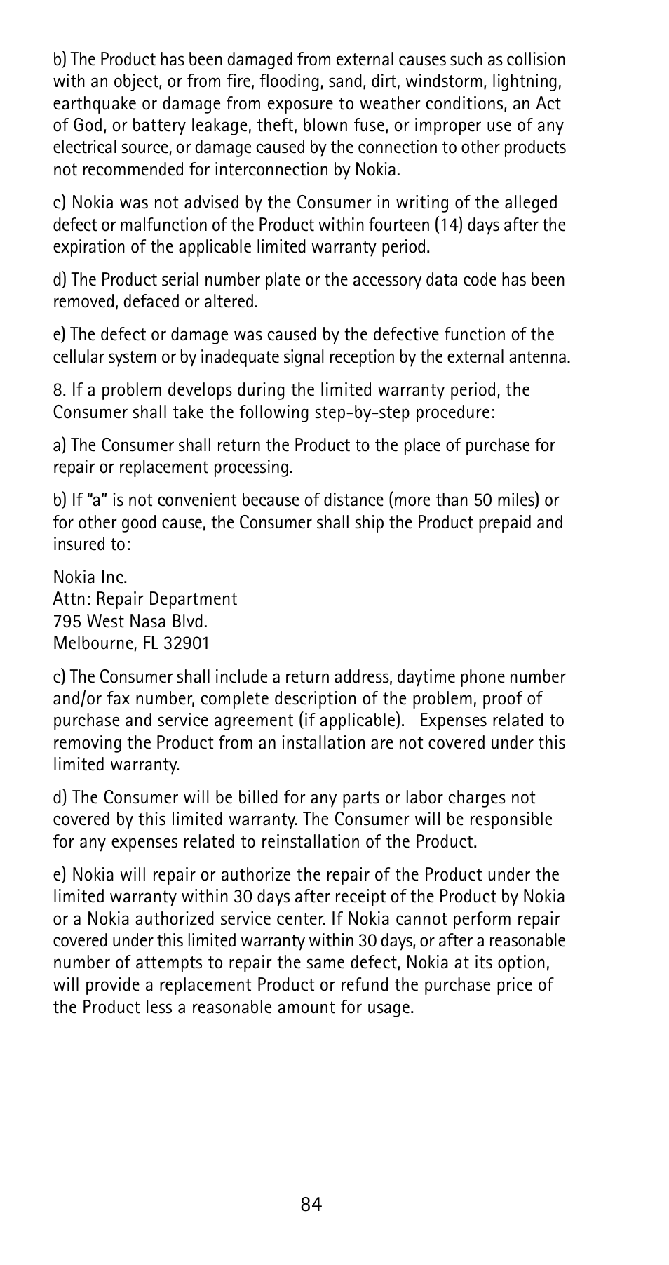 Nokia 5170i User Manual | Page 91 / 97