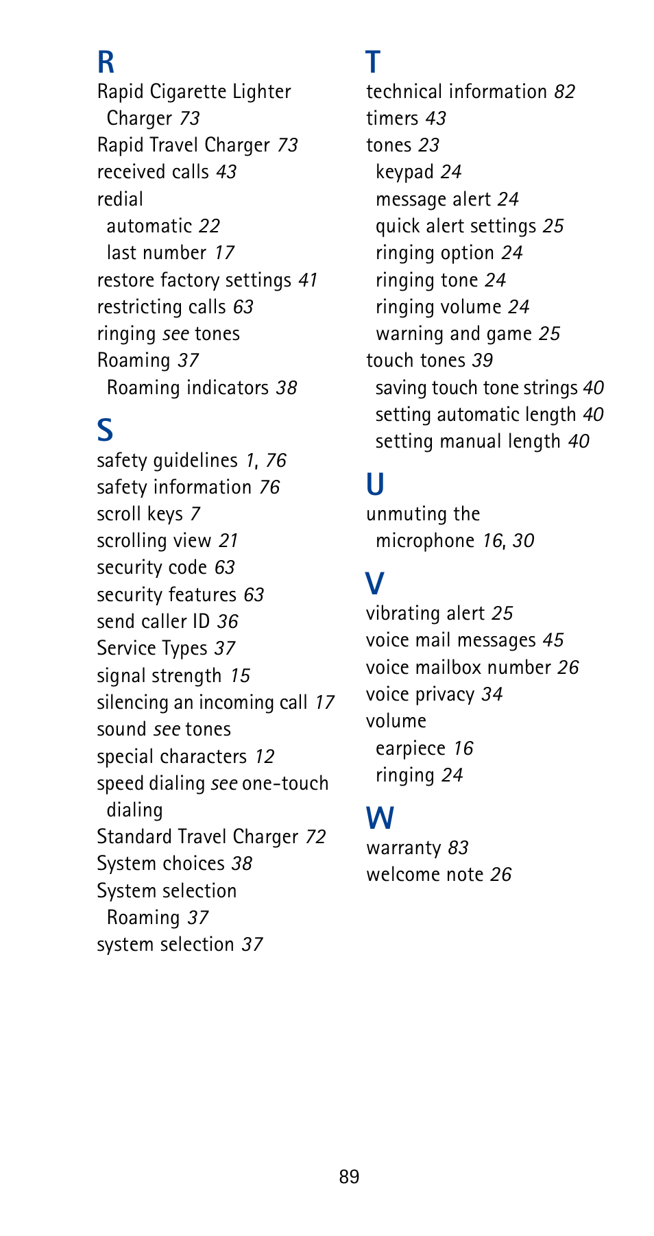 Nokia 5170i User Manual | Page 96 / 97